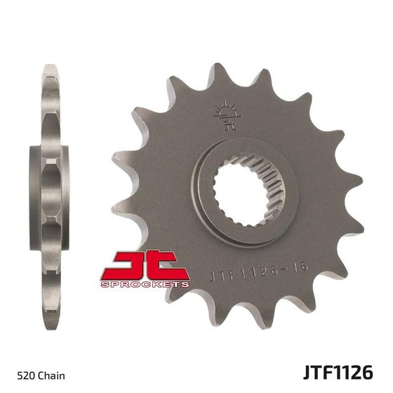 JTF1126 JT Sprockets plieninė priekinė žvaigždutė