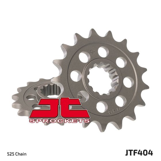 JTF404 JT Sprockets plieninė priekinė žvaigždutė