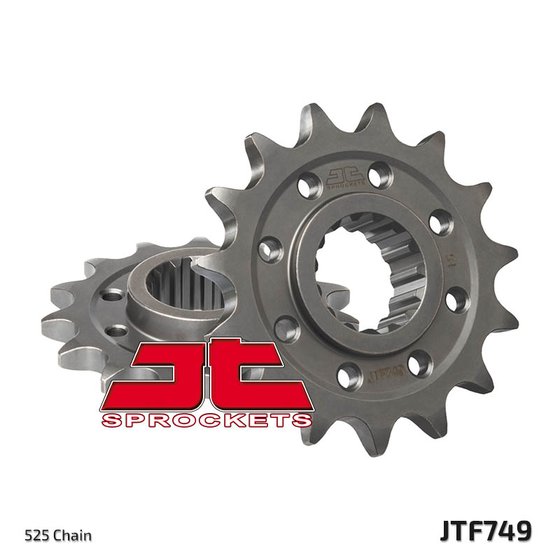 JTF749 JT Sprockets plieninė priekinė žvaigždutė