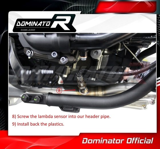 YA139DESF-S Dominator full exhaust system silencer mx2