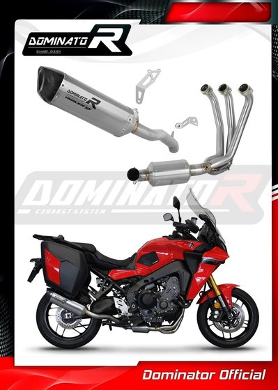 YA144DFTEX-S Dominator full exhaust system silencer titanium hp6 ex