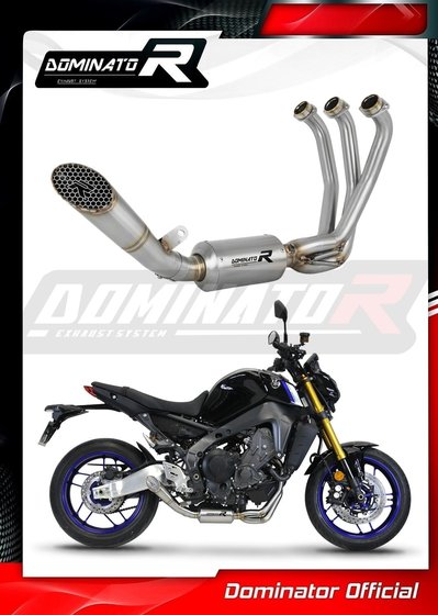 YA130DD Dominator full exhaust system ex gp3 low level