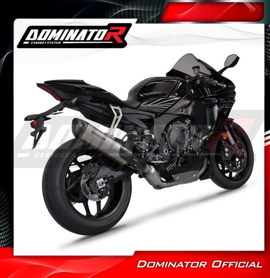 YA067DEXFT Dominator full exhaust system ex silencer titanium hp6 + db killer