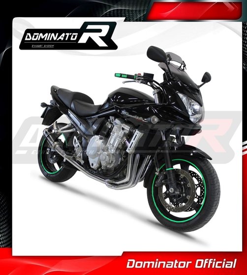 SU103DCBL-S Dominator full exhaust system silencer gp1 black