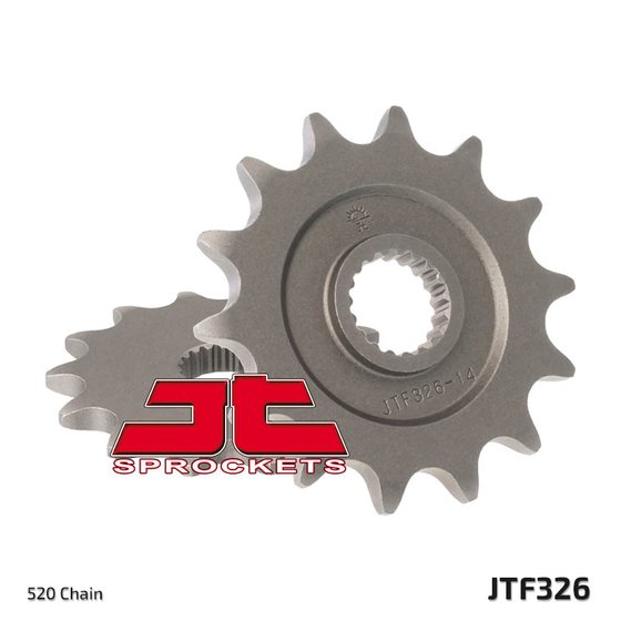 JTF326 JT Sprockets plieninė priekinė žvaigždutė