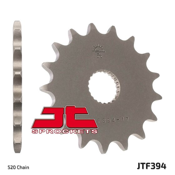 40617JT JT Sprockets priekinė žvaigždutė 17 dantų žingsnis 520 jtf39417