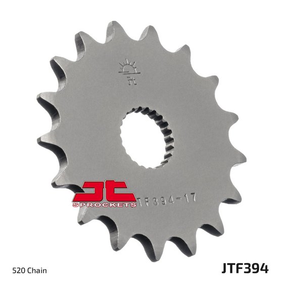 40617JT JT Sprockets priekinė žvaigždutė 17 dantų žingsnis 520 jtf39417