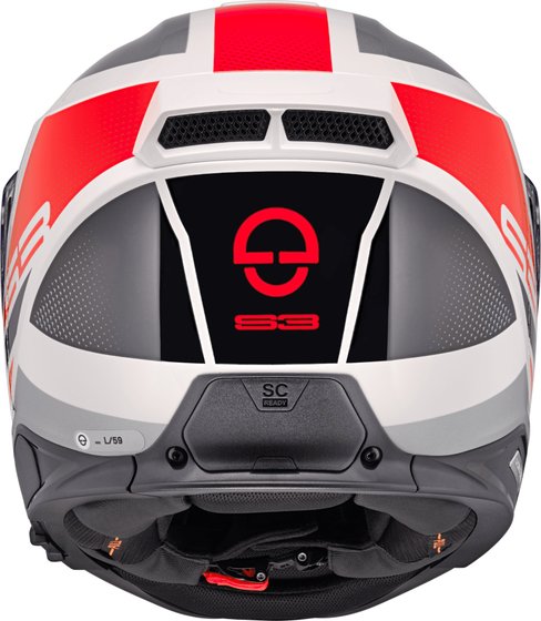 Schuberth s3 daytona red/white