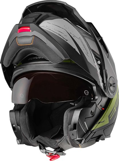 Schuberth e2 explorer matinis žalias