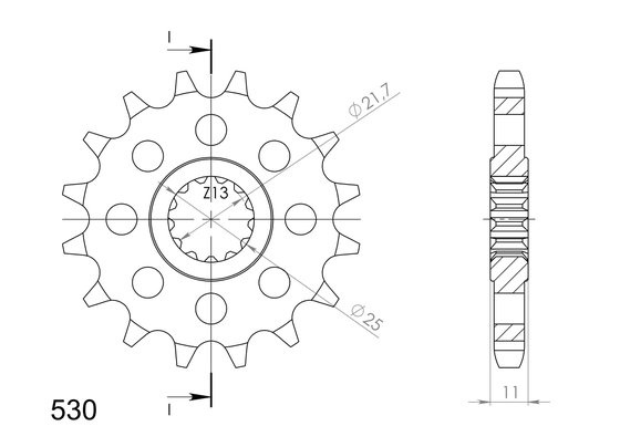 21602-17 Supersprox supersprox priekinė žvaigždutė 580.17