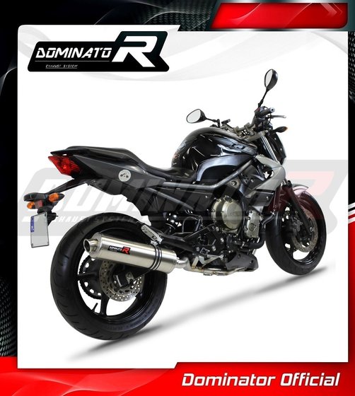 YA050DST-S Dominator exhaust full system silencer round