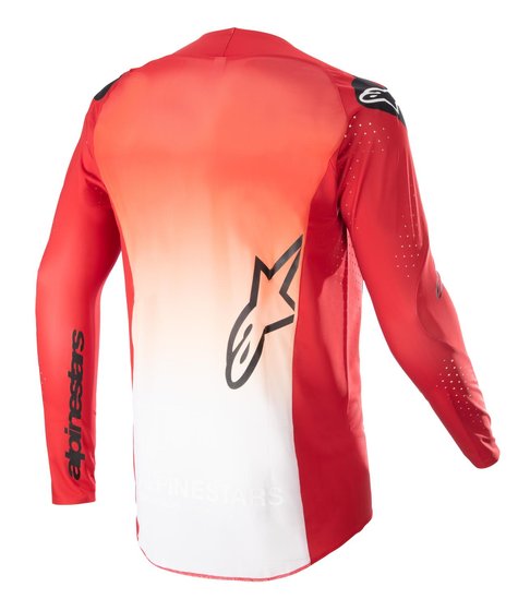 ALPINESTARS marškinėliai supertech risen red/white