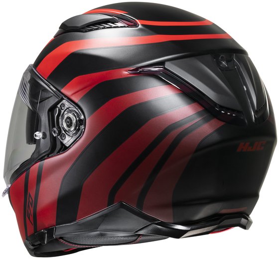 HJC šalmas f70 galla black/red mc1