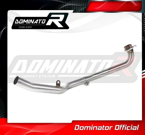 HO072D Dominator exhaust cat eliminator decat header pipe collector manifold