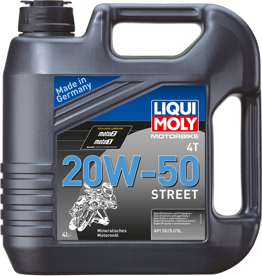 LIQUI MOLY 4t 20w-50 gatvės variklių alyva - 20l