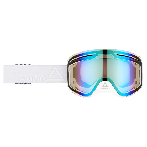 AMOQ amoq vision vent+ magnetiniai akiniai whiteout - gold mirror