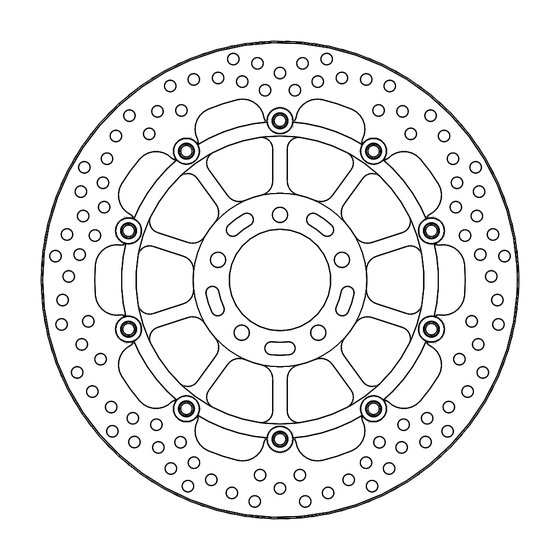 235-113202 MOTO-MASTER moto-master halo brakeedisc front kawasaki: zx-10rr