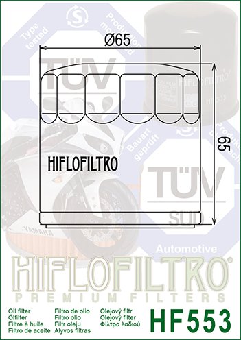 HF553 Hiflofiltro alyvos filtras