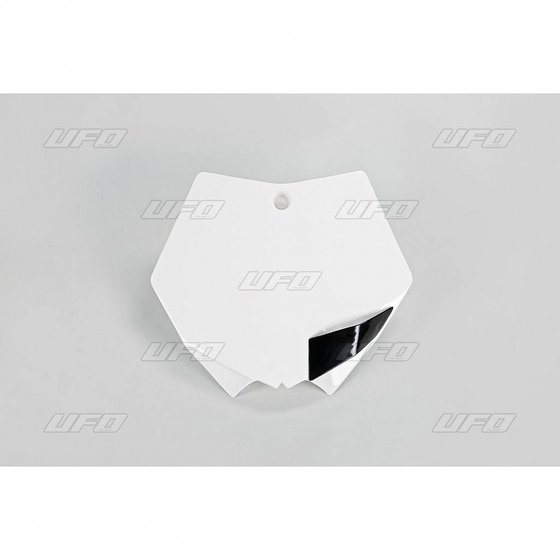 650-3093-041 UFO ufo priekinis numerio ženklas ktm125-525 sx/sxf 07-12 baltas