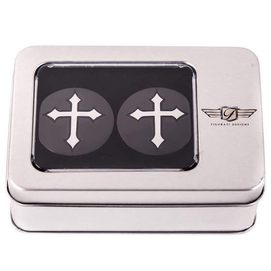 FD41-CROSS-BLK FIGURATI DESIGNS svirties dangteliai