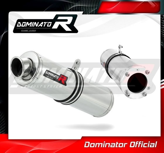 KA008DST-S Dominator exhaust silencer round