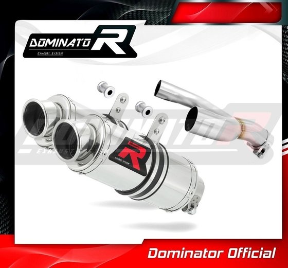 SU022DST-S Dominator exhaust silencer round