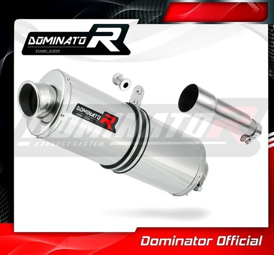 DE001DA-S Dominator exhaust silencer oval