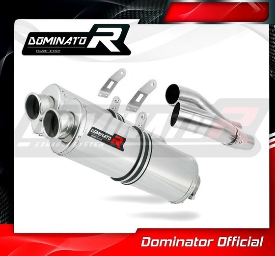 KA067DA-S Dominator exhaust silencer oval