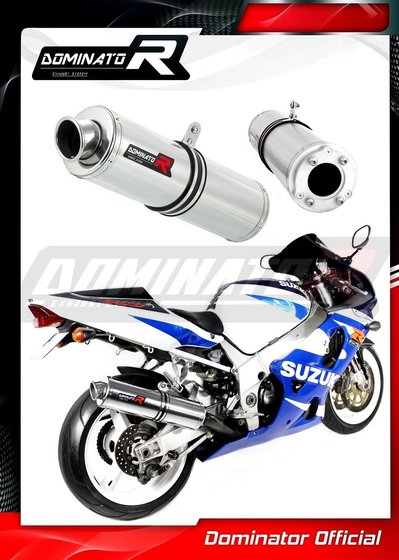 SU076DST-S Dominator exhaust silencer round