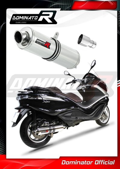 PG002DST-S Dominator exhaust silencer round