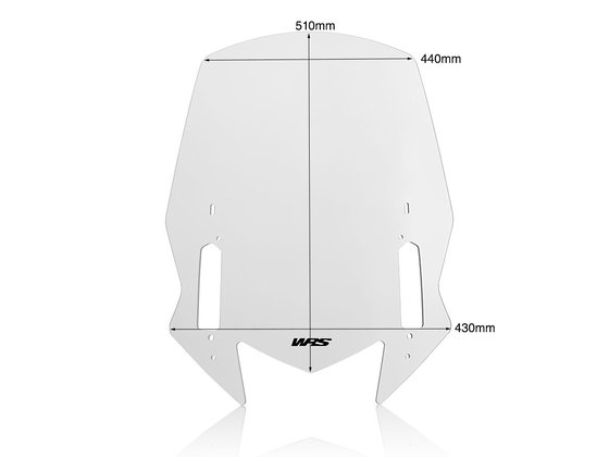 YA001T WRS priekinis stiklas tmax 530/560