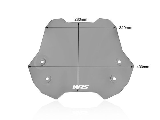 SU004F WRS sportinis priekinis stiklas v-strom 650