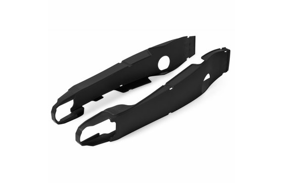 8456800001 POLISPORT swingarm protectors black