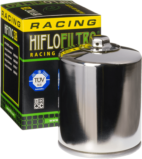 HF170CRC Hiflofiltro "race hd" chromuotas alyvos filtras