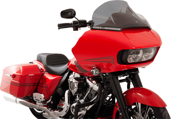 KW05-01-0317 KLOCK WERKS 14" tamsiai dūminis priekinis stiklas harley road glide