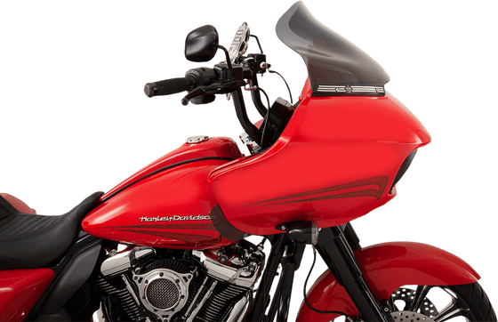 KW05-01-0317 KLOCK WERKS 14" tamsiai dūminis priekinis stiklas harley road glide