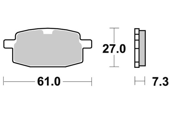 6551110 DOPPLER sbs stabdžių kaladėlės keraminės (619hf)