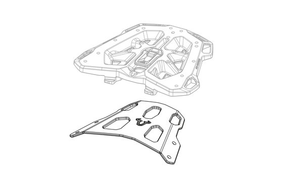 GPT.01.841.16000/B SW-MOTECH street-rack black for honda nc750x/xd