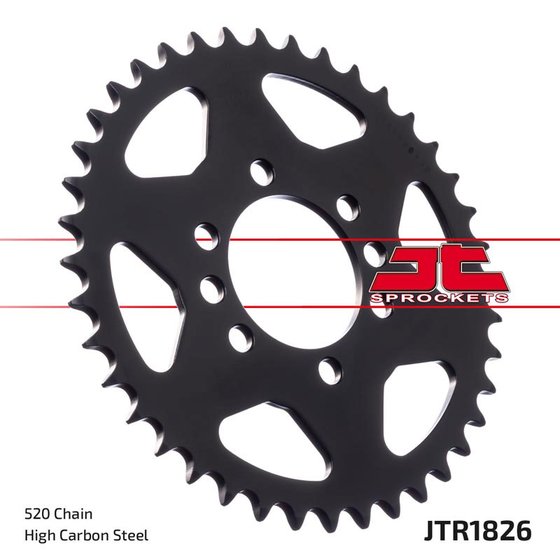 430239JT JT Sprockets galinė žvaigždutė 39 danties žingsnis 520 jtr182639