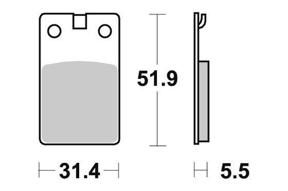 6551320 DOPPLER sbs stabdžių kaladėlės keraminės (595hf)