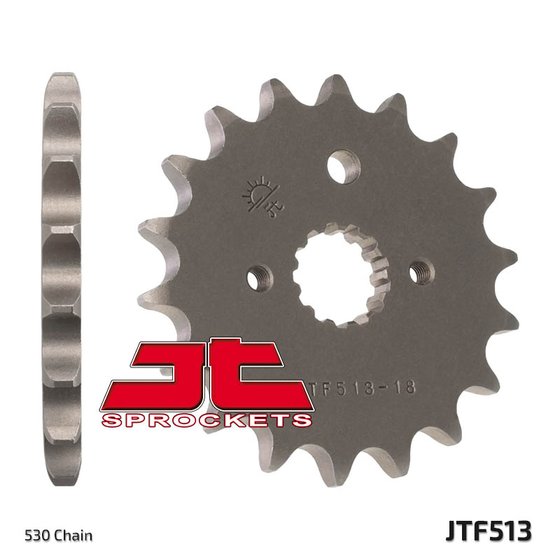 51314JT JT Sprockets priekinė žvaigždutė 14 dantukų žingsniu 530 jtf51314