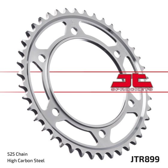 445442JTZBK JT Sprockets galinė žvaigždutė 42 dantukų žingsnis 525 juoda jtr89942zbk