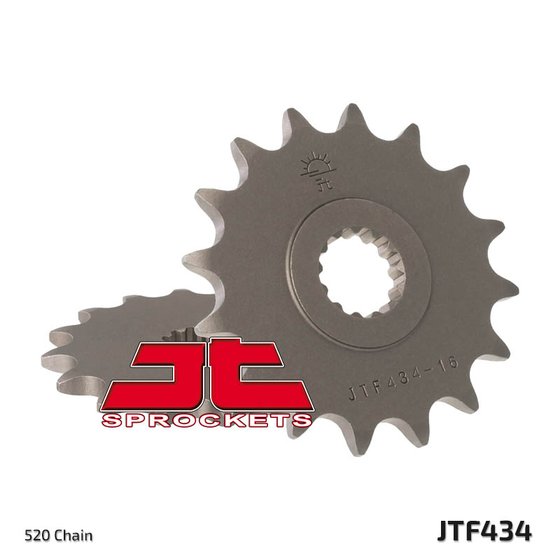 43416JT JT Sprockets priekinė žvaigždutė 16 dantukų žingsnis 520 jtf43416