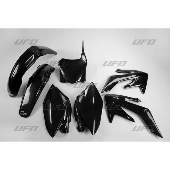 HOKIT112-001 UFO pilnas juodas kėbulo komplektas honda crf250r (2008-2009)