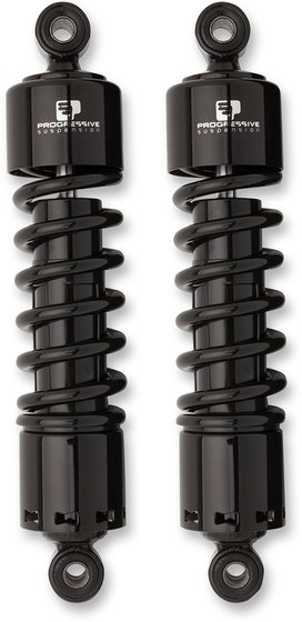 412-4058B PROGRESSIVE SUSPENSION "progressive suspension 412 heavy duty black shock"