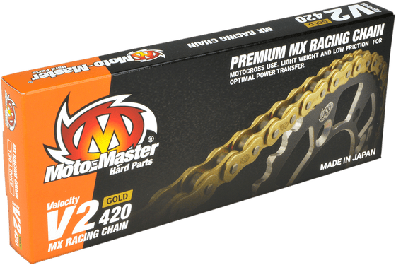 MOTO-MASTER v2-420g mx racing auksinė grandinė