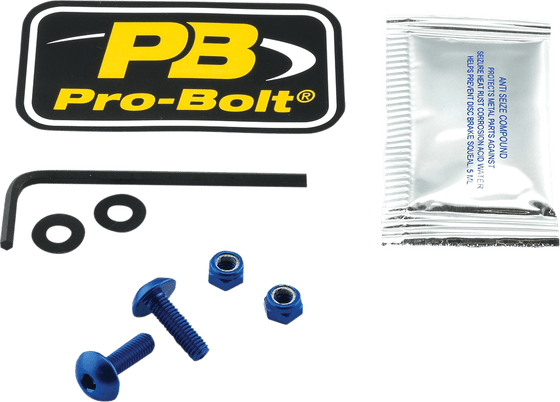 NPLATE20B PRO BOLT valstybinio numerio ženklo varžtų paketas