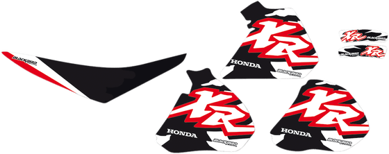 2106 BLACKBIRD RACING grafikos rinkinys dr4 xr600 88-99