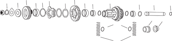 A-35915-36 EASTERN MOTORCYCLE PARTS variklių grupės ploviklis