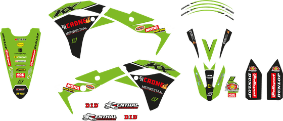 BLACKBIRD RACING bekelės grafikos rinkinys